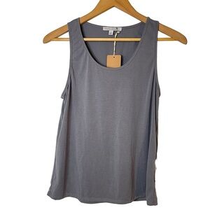 NWT GREEN ENVELOPE Gray Relaxed Fit Tank